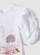 White stretch cotton T-shirt with puff sleeves_2