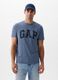 Cotton T-shirt with logo print_0