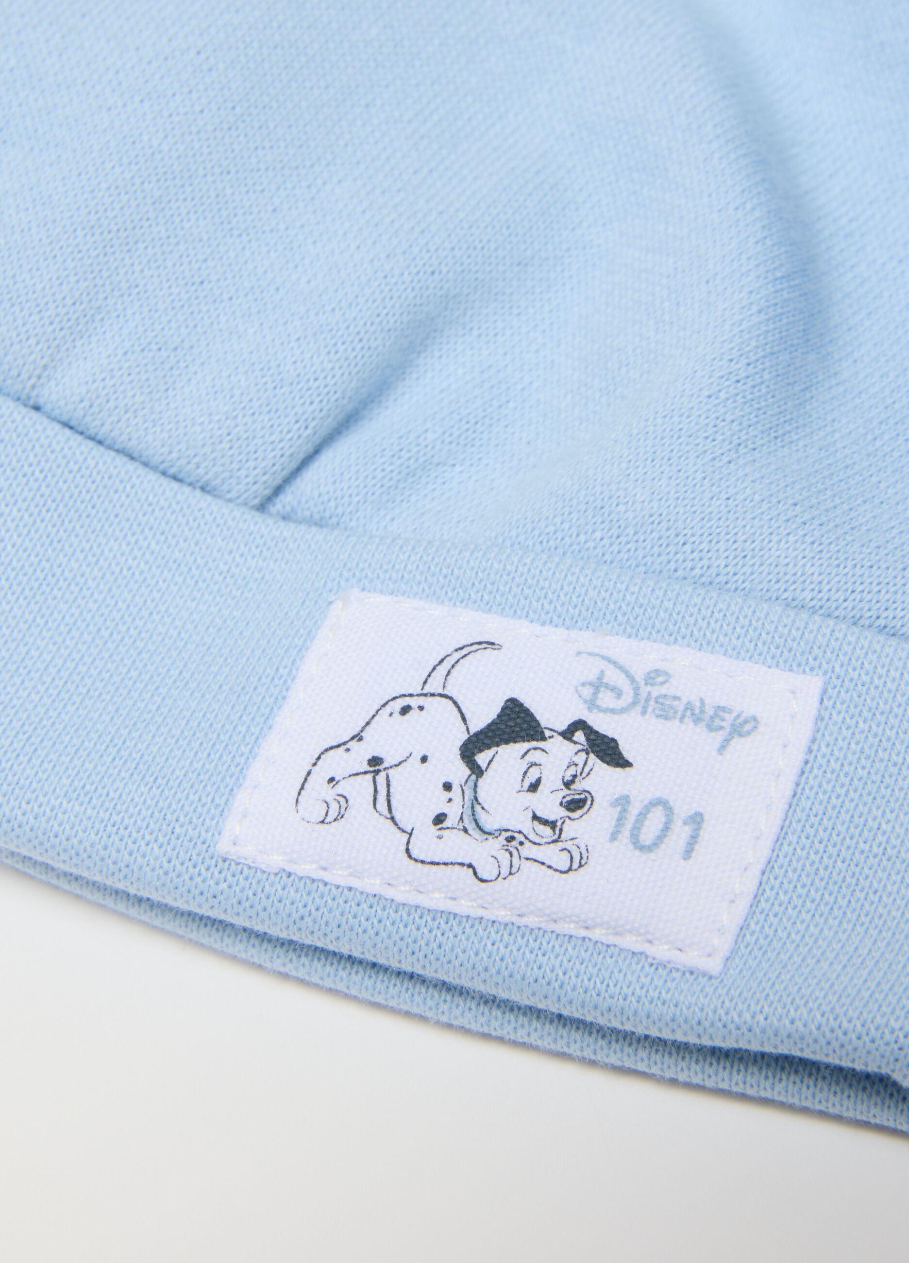 Baby Blue Cotton Hat with Ears