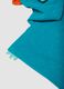 Blue organic cotton hooded poncho_3