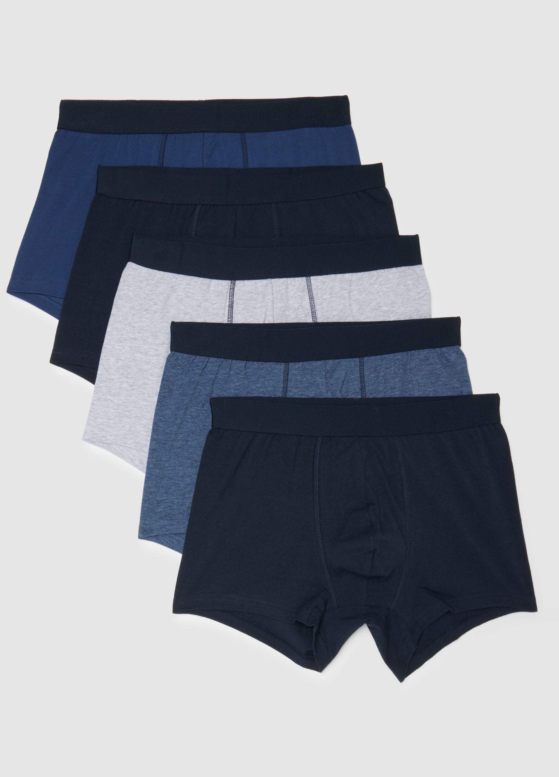 Multipack of multicolour cotton stretch regular fit boxers