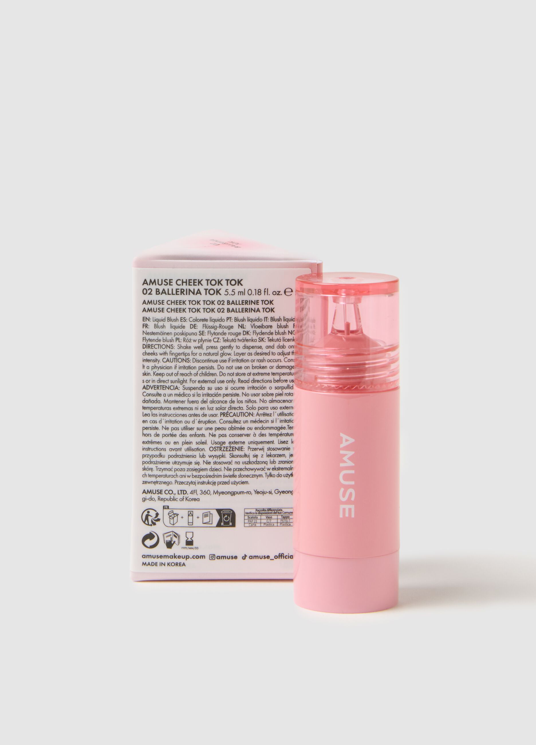 Long-lasting matte liquid blush