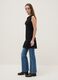 Black Sleeveless Dress Regular Fit_4