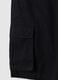 Men&rsquo;s black regular fit Bermuda shorts in 100% cotton_5
