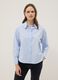 Sky-blue pure cotton slim-fit shirt_1