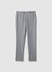 Grey Slim Fit Lined Suit_5