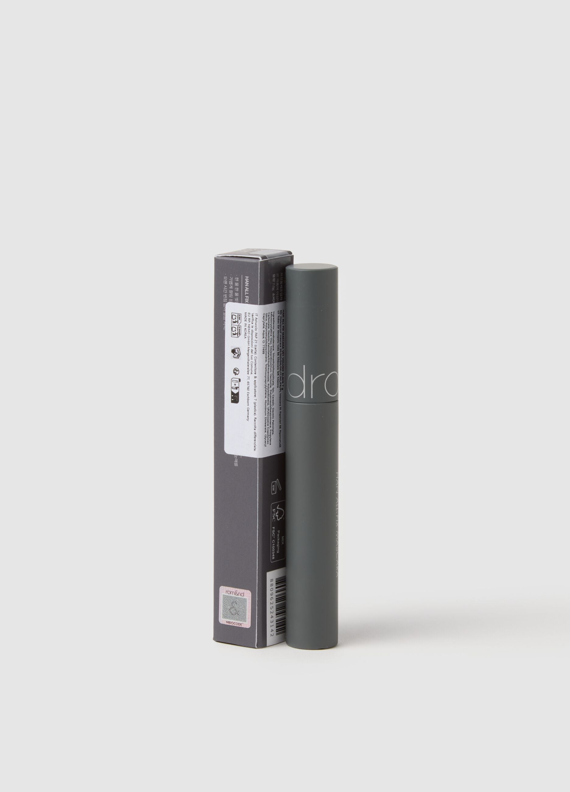 ROM&ND HAN ALL FIX MASCARA V01 VOLUME BLACK - Korean make-up