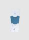Baby's Multicolour Pure Cotton Bodysuit Pack with Dinosaurs_2