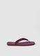 Purple flip-flops with thick straps_0