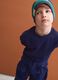 Blue long-sleeve crew-neck pure cotton T-shirt for boys_1