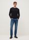 Slim fit blue denim jeans_0