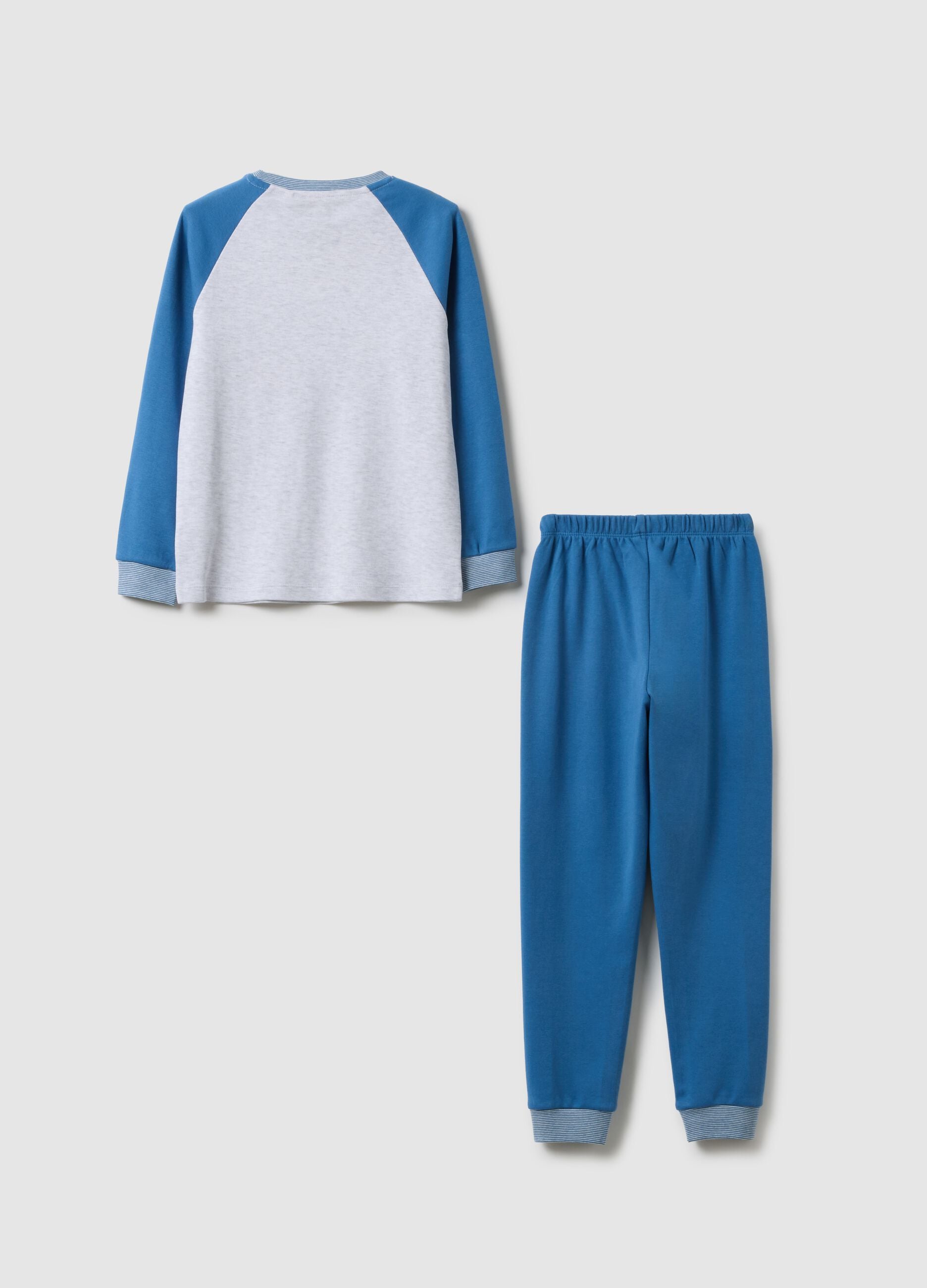 Multicolour children's pyjamas in cotton blend regular fit with prints