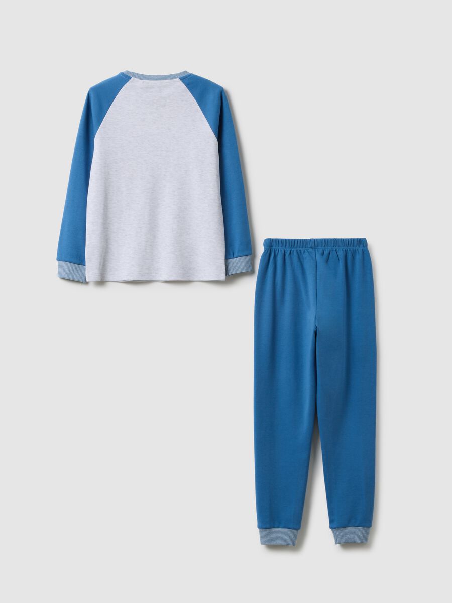 Multicolour children's pyjamas in cotton blend regular fit with prints_1
