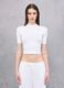 Mockneck White T-shirt_0