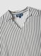 White pure viscose striped shirt_5