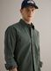 Regular fit green pure cotton shirt_0