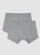 2-pack of grey stretch Supima cotton boxer shorts_4