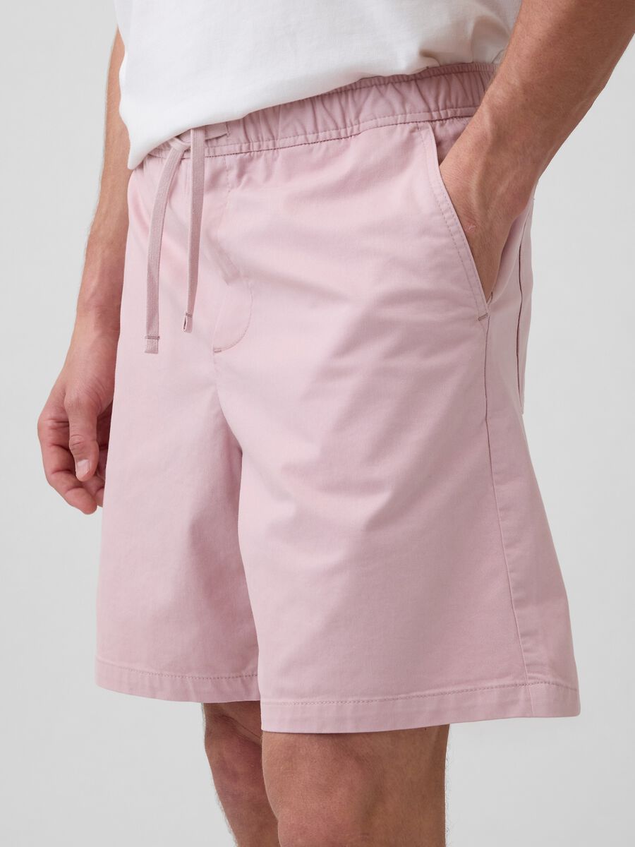 Stretch cotton shorts_3