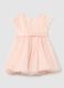 Tulle dress with floral application_1