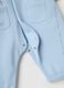 Baby blue romper in pure cotton with appliqu&eacute;s_3