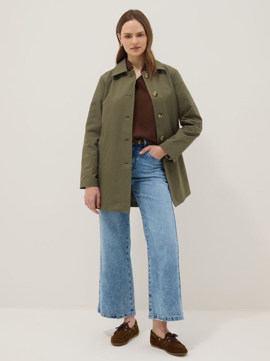 Green jacket with collar and buttons_2