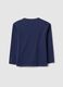 Child's blue pure cotton over fit t-shirt with print_1