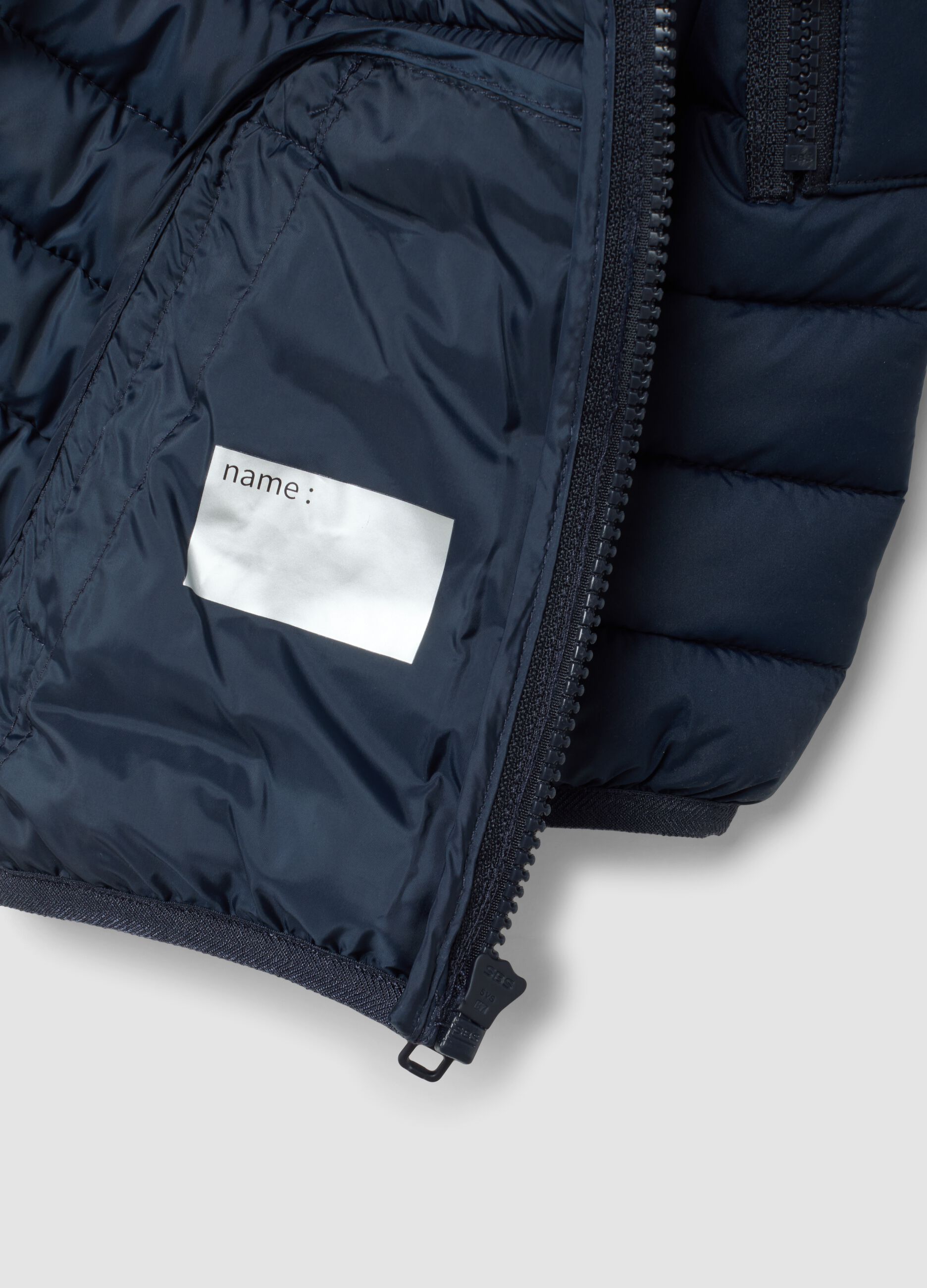 Blue Ultralight Quilted Hooded Jacket for Baby Boy