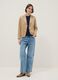 Beige Lightweight Regular Fit Jacket with Pockets_1