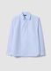 Short-sleeved pure cotton multicoloured striped shirt regular fit_4