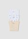 Newborn multicolour pure cotton bodysuit tripack with designs_2