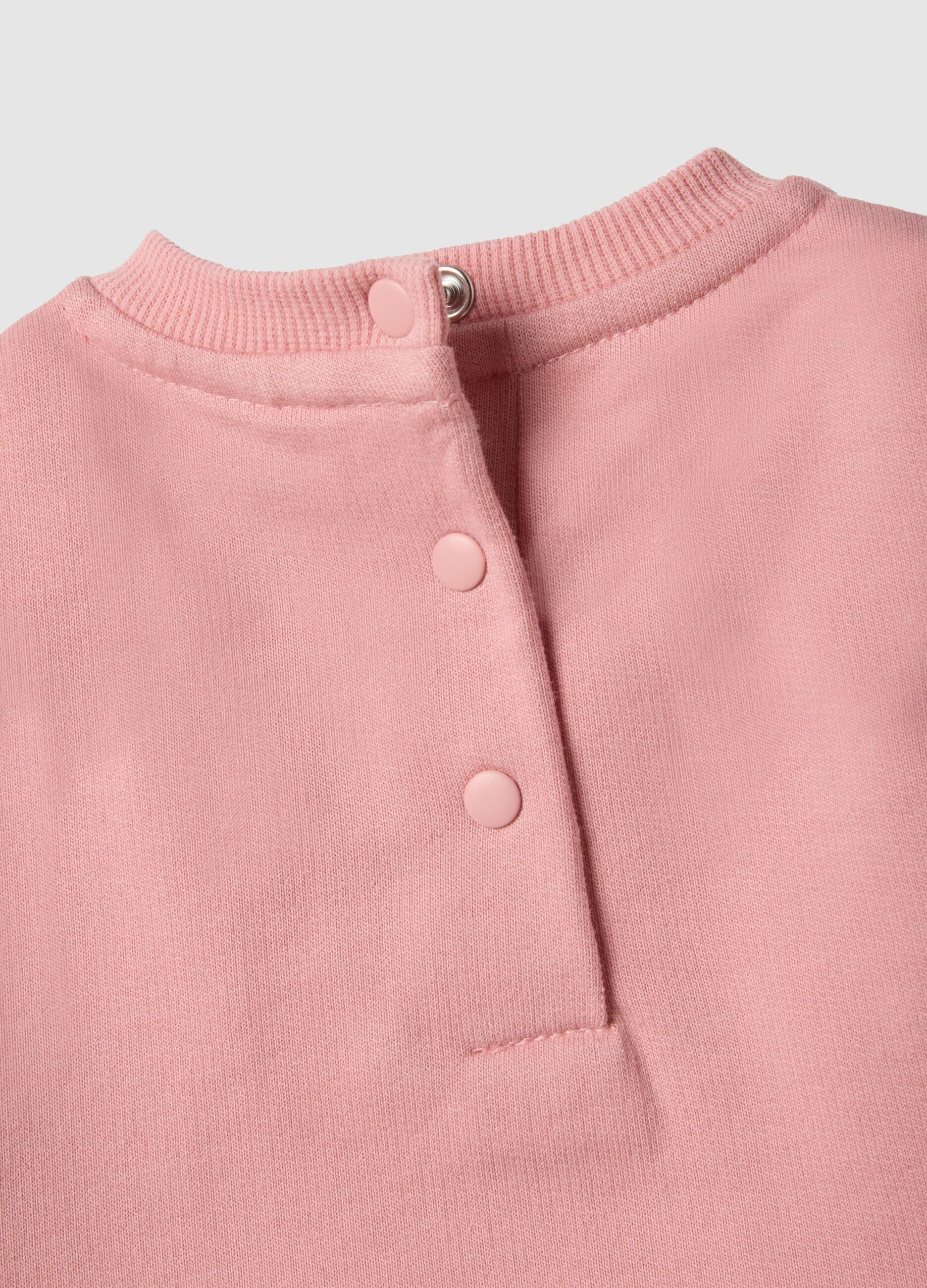 Baby Girls' pink pure cotton sweater and trousers set - Aristocats