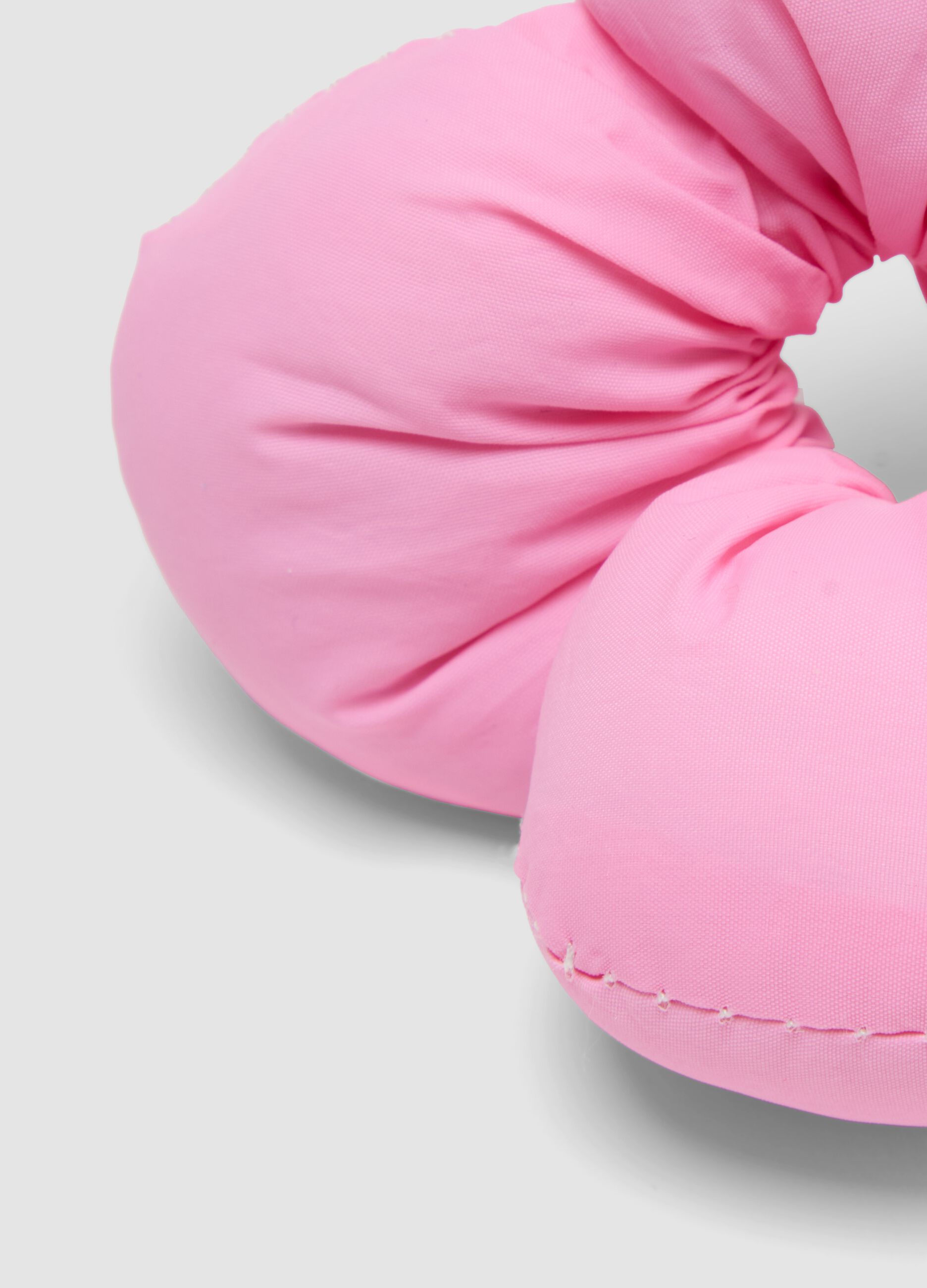 Pink flower-shaped hair clip