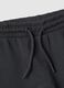 Black pure cotton baby trousers regular fit dinosaur design_2