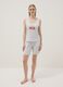 Grey stretch cotton pyjama regular fit with strawberries_0