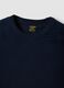 Regular fit blue pure cotton T-shirt_5