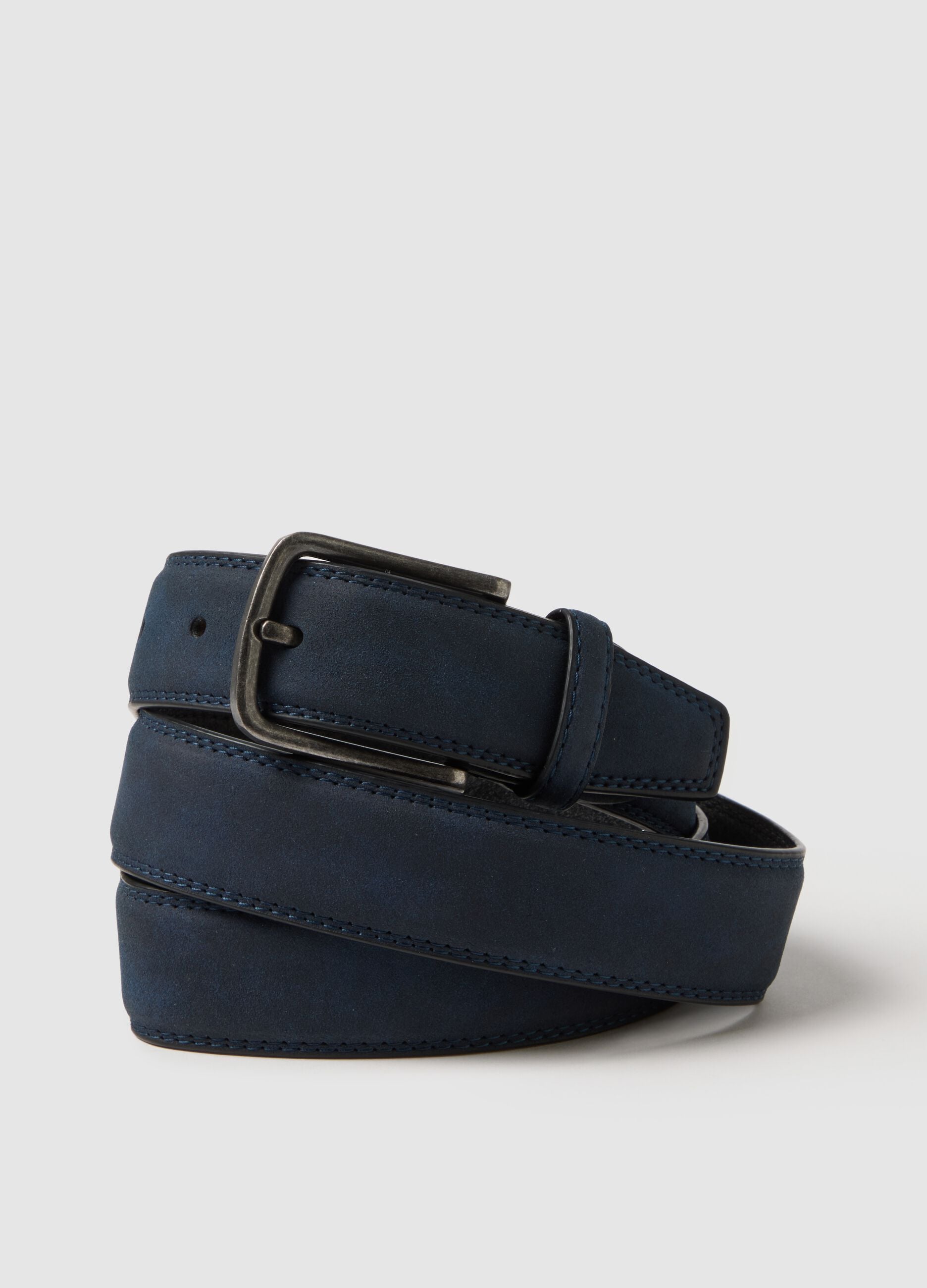 Blue Belt with Classic Buckle