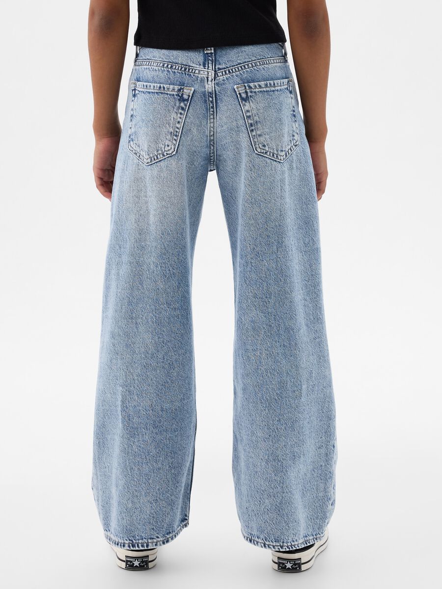Jeans larghi in denim_2