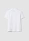 Stretch cotton white polo shirt for kids regular fit_4