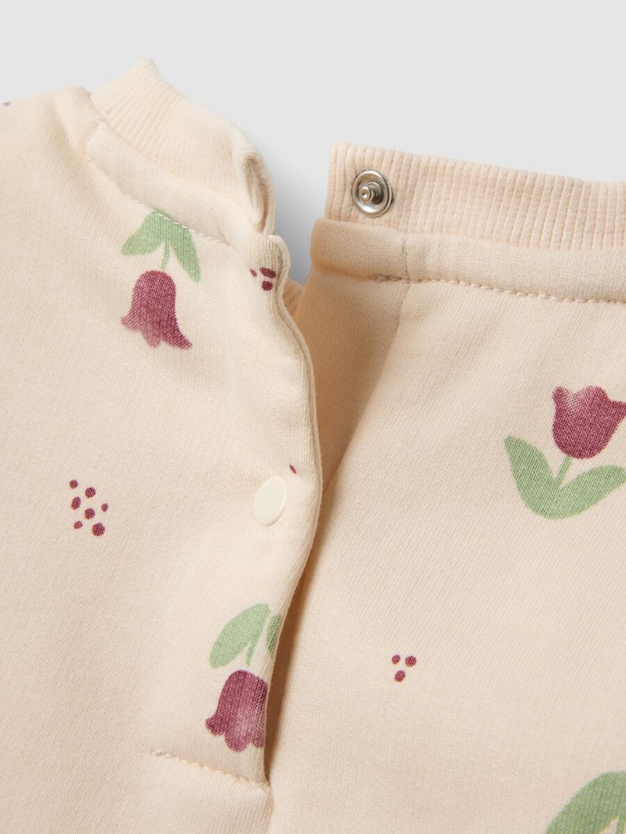 Multicolour organic cotton tulip-print set for baby girl_3