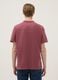 Regular fit red pure cotton short sleeve t-shirt_2