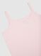 Twin pack of girls' multi-colour pure cotton vests in regular fit_2