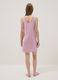 Pink pure cotton nightgown regular fit with strawberries_2