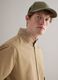 Green pure cotton cap with adjustable visor and embroidered P_3