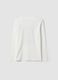White organic cotton graphic print T-shirt for boys_1