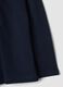 Blue long-sleeved organic cotton polo shirt_3