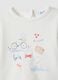 White pure cotton baby top regular fit with designs_2