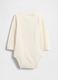 Long sleeve white cotton bodysuit_1