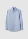 Multicolour cotton shirt with stretch micro-checks regular fit_4