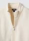 Girls' white pure cotton sweatshirt regular fit_2