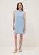 Light blue regular-fit dress in a viscose, cotton and linen blend_1